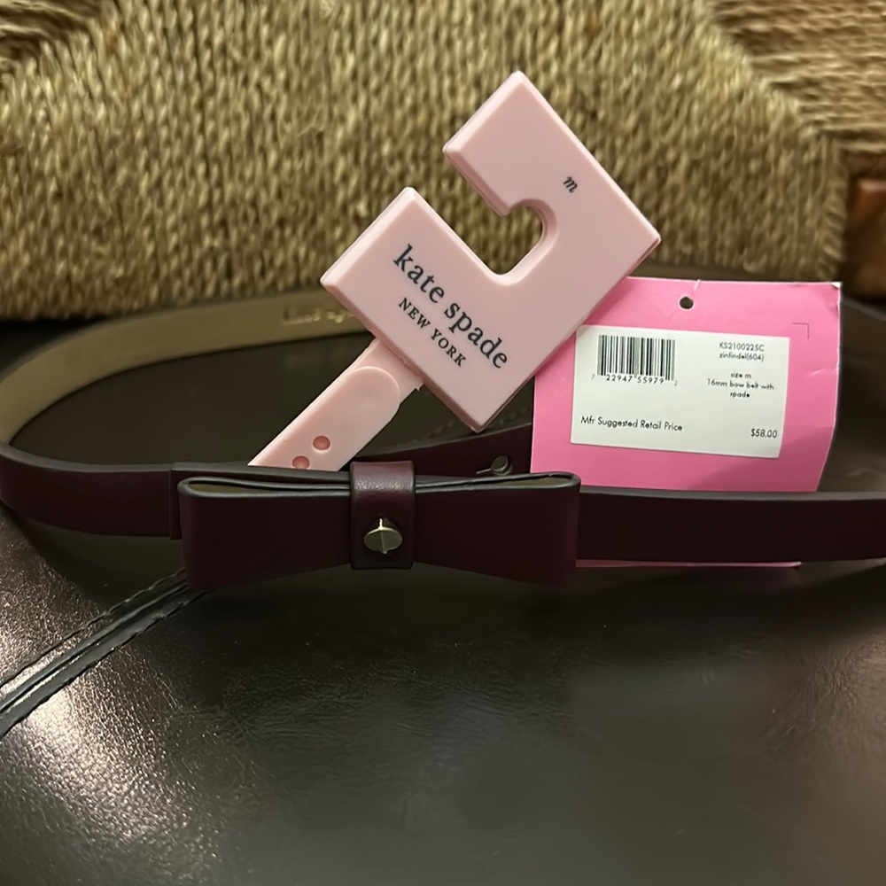 NWT Kate Spade Bow Belt
